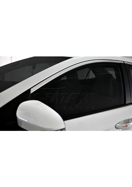 S-Dizayn Toyota Corolla Krom Cam Çerçevesi 8 Prç. 2013-2018