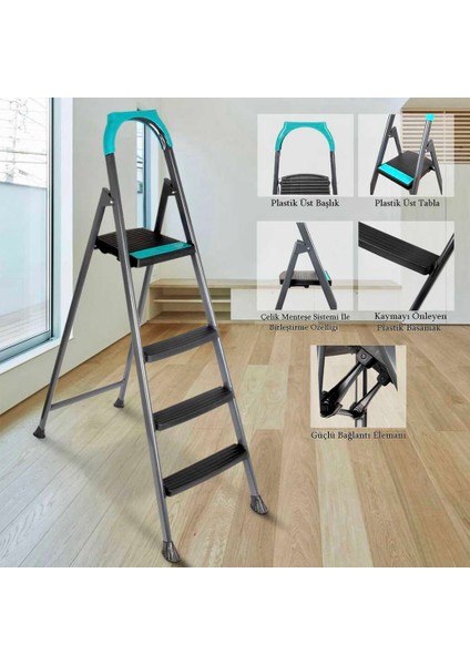 51303 Riser 3+1 Plastik Basamaklı Merdiven modelleri