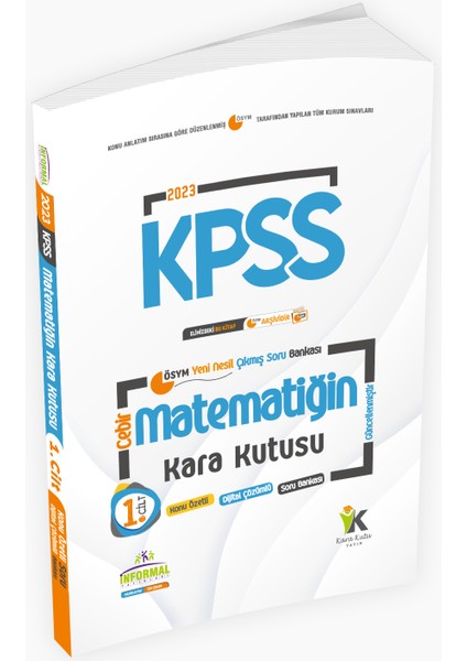 KPSS'nin Kara Kutusu Genel Yetenek Altın Paket Set D.Çözümlü Konu Özetli Çıkmış SoruBankası