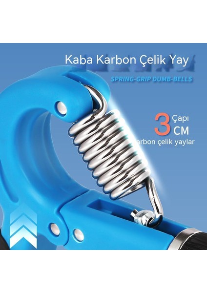 Sertlik Ayarlanabilir Dirençli El Yayları 5-60KG