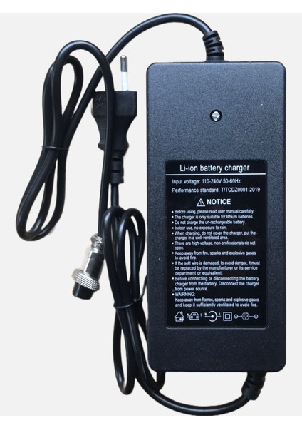 Aly Charger 54.6V 3A Onvo Elektrikli Scooter Şarj Adaptörü