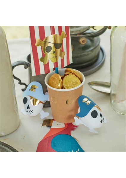 - Pirate Skulls Surprise Balls - Korsan Iskelet Sürpriz Toplar - 3lü fiyatları