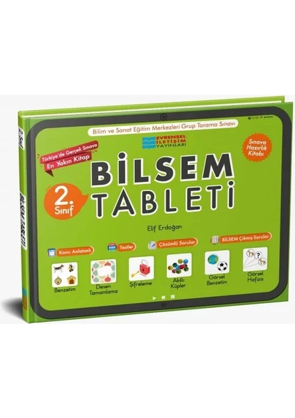 Evrensel İletişim Yayınları 2.Sınıf  Bilsem Tablet Kitabı