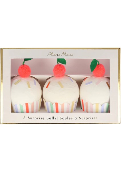 - Cupcake Surprise Balls - Cupcake Sürpriz Toplar - 3lü fırsatları