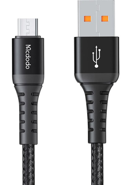 CA-2280 Micro USB Hızlı Data-Şarj Kablosu 0.2m-Siyah