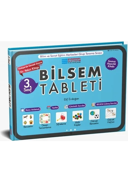 Evrensel İletişim Yayınları 3.Sınıf  Bilsem Tablet Kitabı