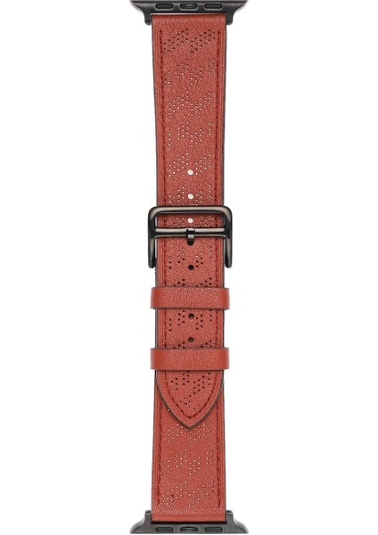 Apple Watch 7 6 Se 5 4 3 2 1 - 41 / 40 / 38 mm Uyumlu Suni Deri Kordon Kayış Watch Band / Strap modelleri