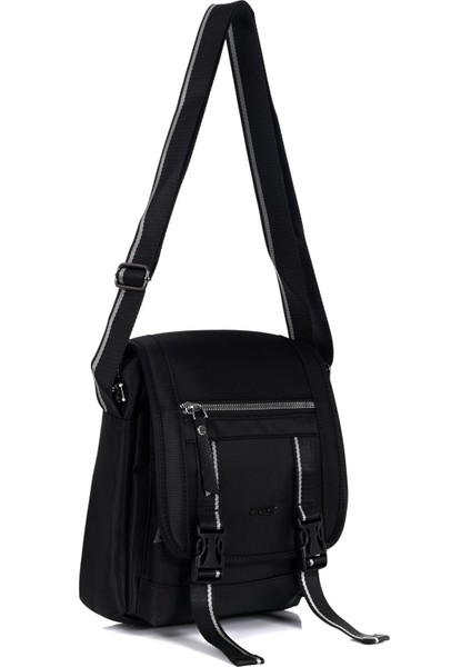 31195 Omuz Askılı Çapraz Postacı Çanta Siyah
