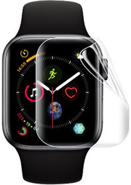 Apple Watch 8 Ultra 49MM Ile Uyumlu Ekran Koruyucu Silikon Yapılı Kavisli Ekran Koruyucu