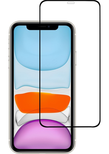 Apple iPhone 11 Kırılmaz Cam 5d Premium Safir Curve Tam Kaplayan Kavisli Ekran Koruyucu