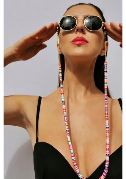 Summer Fimo Boncuk Gözlük Ipi