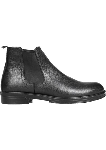 Fix 3186 Baskı Hakiki Deri Kürklü Fashion Erkek Bot