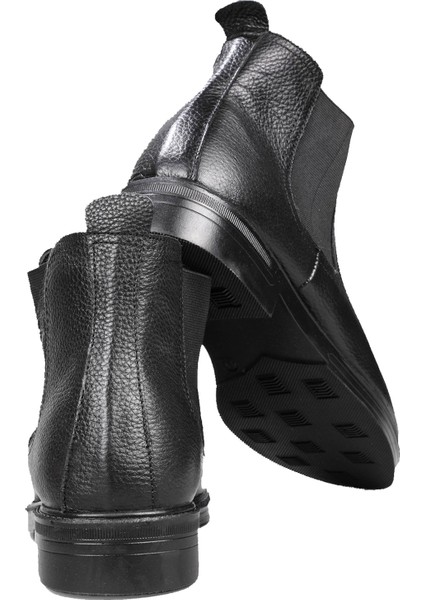 Fix 3186 Baskı Hakiki Deri Kürklü Fashion Erkek Bot modelleri