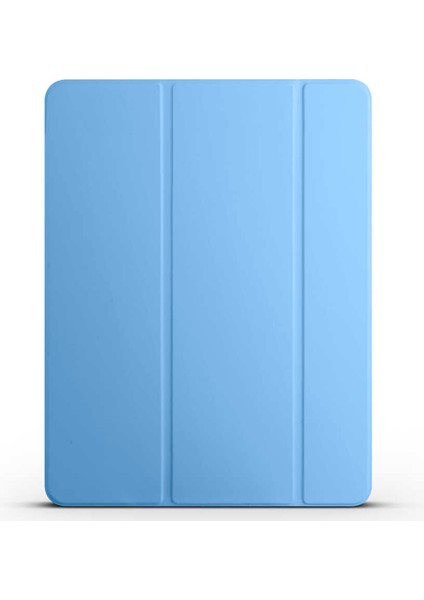 Case 4U Apple iPad Pro 12.9 2022 M2 Smart Cover Katlanabilir Standlı Tablet Akıllı Kapak Turuncu