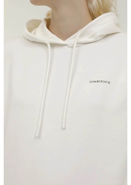 Kadın Sweatshirt Ekru 101339088 2W W-SN80 Basıc Hoodie 2pr fırsatları