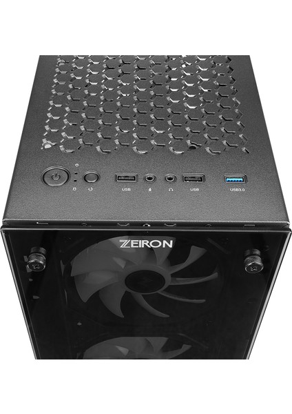 Z-Master X100 4X120MM Rgb Fanlı Temperli Cam Pencere Gaming Oyuncu Bilgisayar Kasası