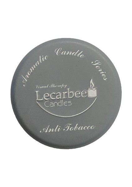 Lecarbee Candles Özel Tasarım Kokulu Metal Kutu Mum - 10 M² Standart Koku Performansı - Anti Tobacco