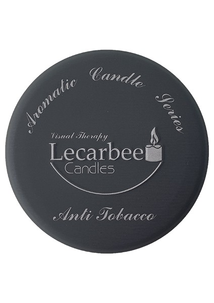 Lecarbee Candles Özel Tasarım Kokulu Metal Kutu Mum - 10 M² Standart Koku Performansı - Anti Tobacco