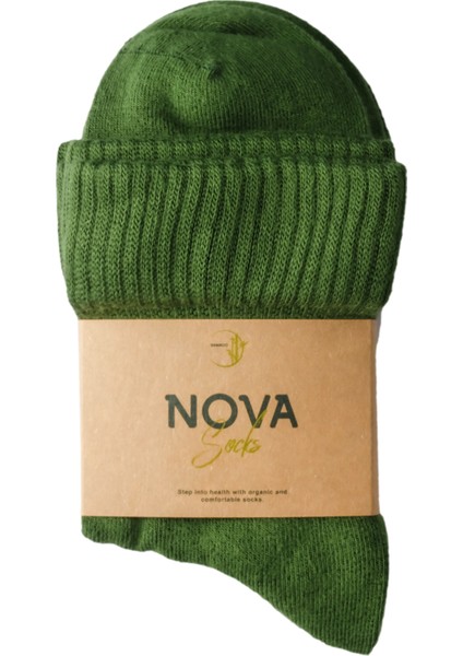 Nova Socks Erkek 4'lü Bambu Lastiksiz Sıkmayan ik Çorap /  Çorabı