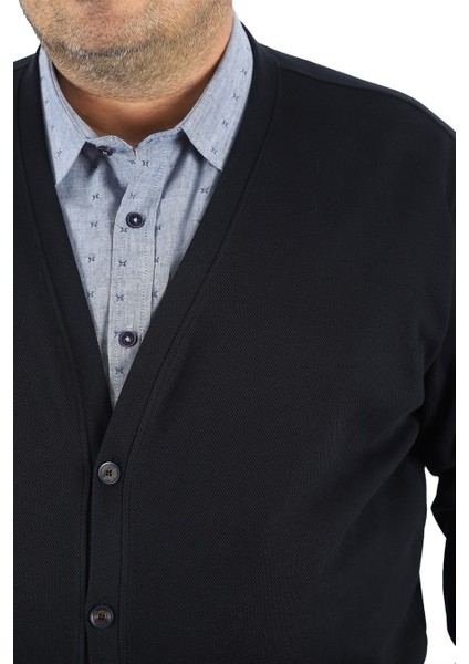 Mocgrande Büyük Beden Uzun Kol Gömlek 23350 Lacivert indirimleri