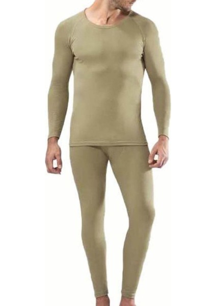 2002 Erkek Termal Bere Hediyeli Şardonlu Manşetsiz Kayakçı Askeri Takım