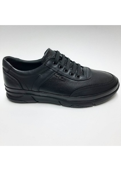 Deri Kauçuk Tabanlı Ortopedik Anatomic Siyah Bağcıklı Erkek Ayakkabı C-85303987