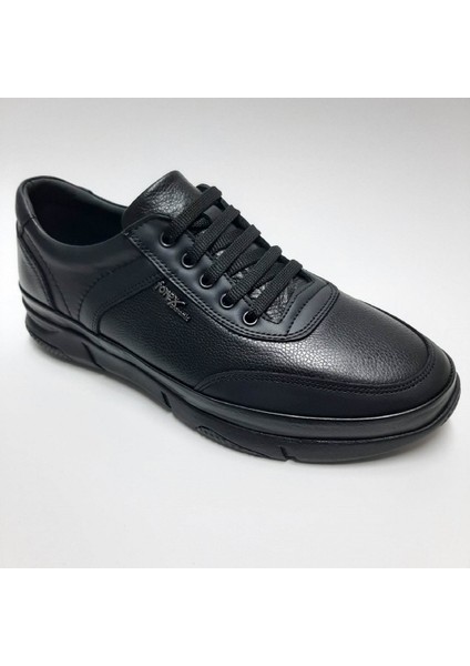 Deri Kauçuk Tabanlı Ortopedik Anatomic Siyah Bağcıklı Erkek Ayakkabı C-85303987 fiyatları