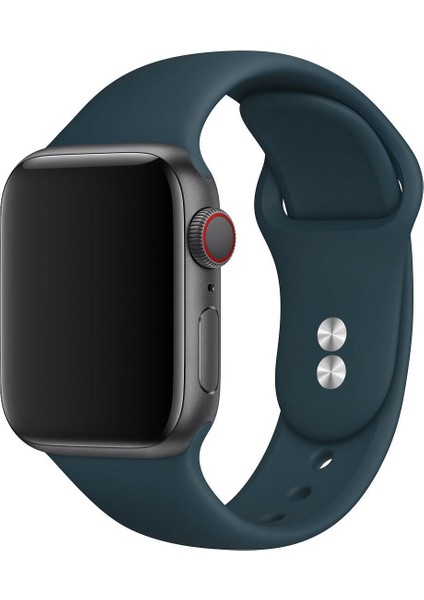 M/l Beden Apple Watch 2 3 4 5 6 7 Uyumlu Se 42 mm Klasik Silikon Kordon