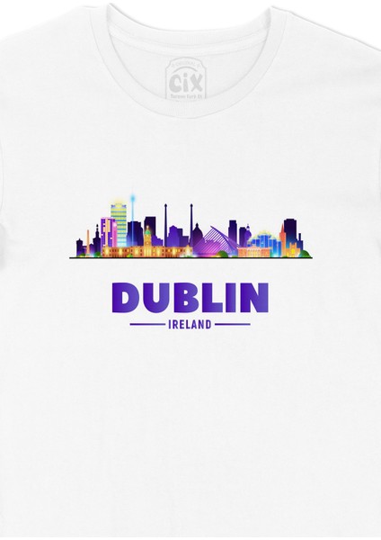 Dublin Irlanda Manzaralı Tişört fiyatları