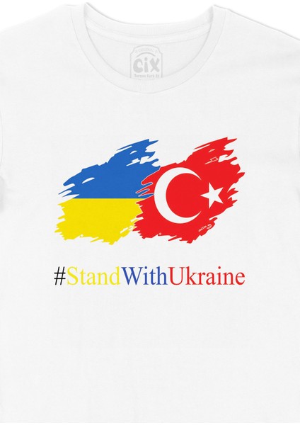 Stand With Ukraine Ukrayna Türkiye Tişört fiyatları