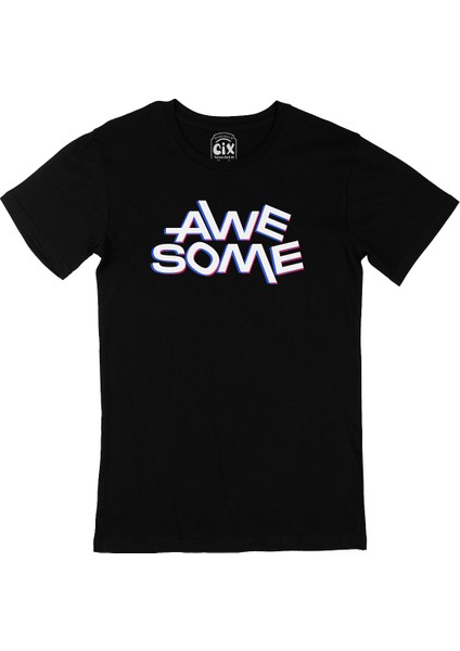 Awesome Siyah Tişört