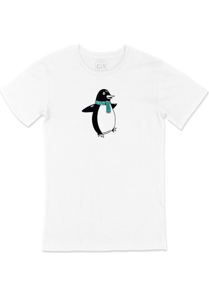 Atkılı Penguen Tişört