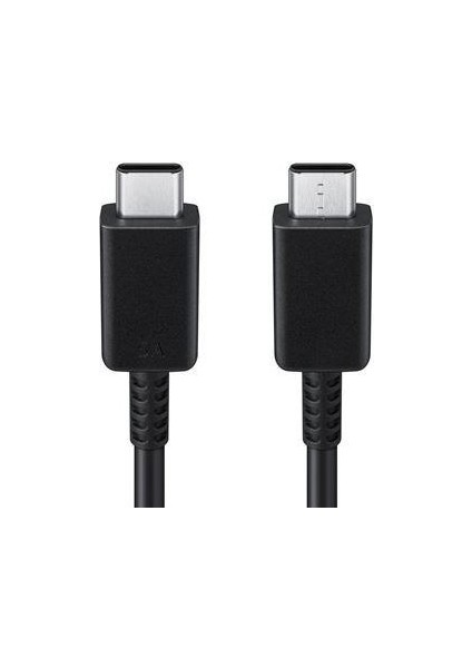 Siyah Type-C To Type-C 1 Metre Hızlı Şarj ve Data Kablosu