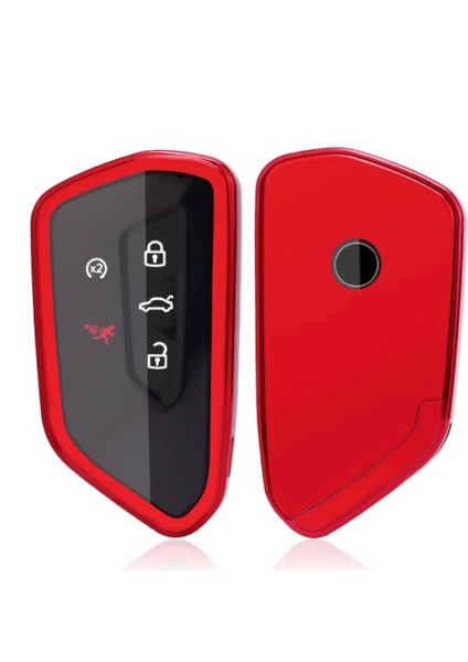 Seat Leon Mk4 2021 Anahtar Kılıfı Kırmızı Renk