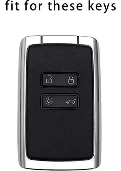 Renault Megane 4 Clio 5 Kadar Captur Duster Sandero Anahtar Kılıfı Gümüş Renk fiyatları