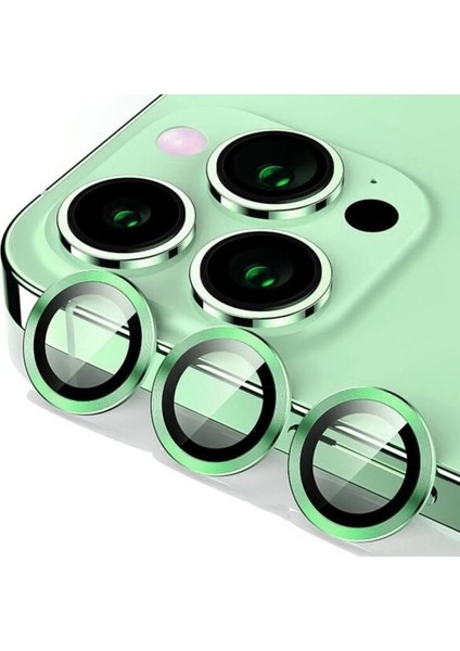 iPhone 11 PRO MAX Uyumlu Kamera Mercek Lens Için Koruyucu YEŞİL