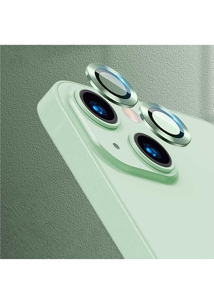 iPhone 12 Uyumlu Kamera Mercek Lens Için Koruyucu YEŞİL