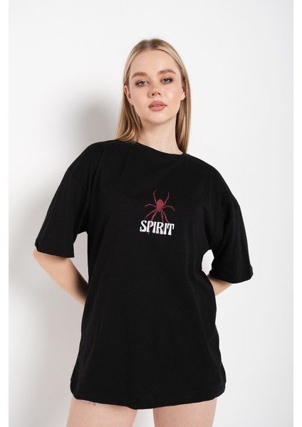 Kadın Spirit Baskılı T-Shirt fiyatları
