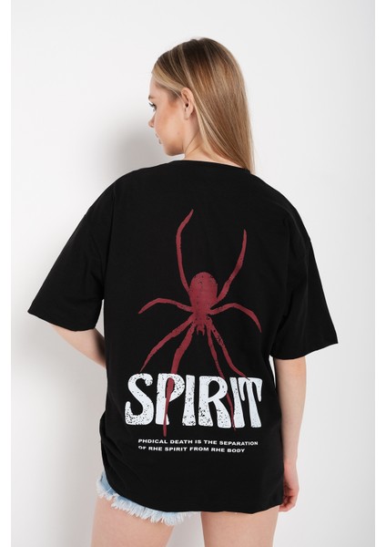 Kadın Spirit Baskılı T-Shirt