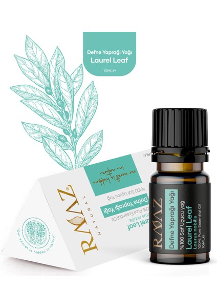 Defne Yaprağı Uçucu Yağı %100 Saf 10 ml Laurel Leaf