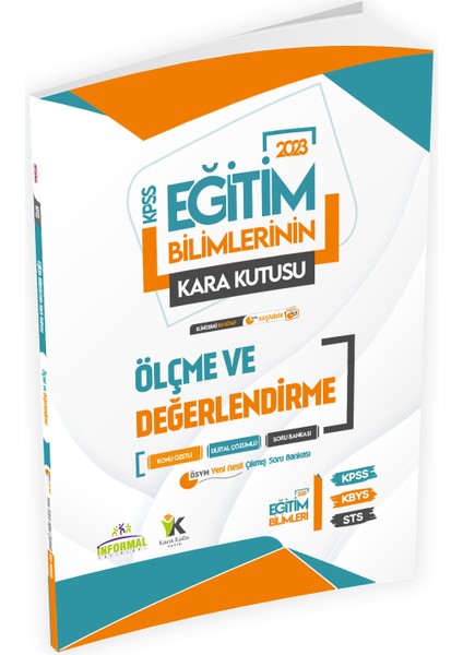 Eğitim Bilimlerinin Kara Kutusu Ölçme ve Değerlendirme Konu Özetli D.Çözümlü Sor Bankası