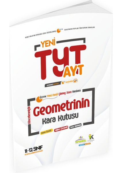 İnformal Yayınları İnformal Yayınları TYT MATEMATIĞIN Tek Kitap ve Geometrinin Kara Kutusu Dijital Çözümlü Konu Özetli Sor Bankası