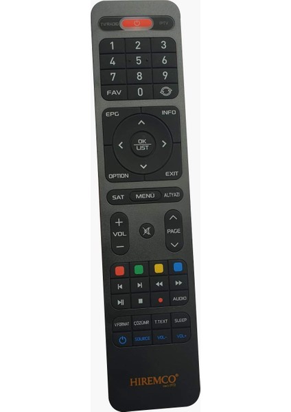Orjınal Ürün - Hiremco Gt Turbo V8D Hd Orjinal Uydu Kumandası