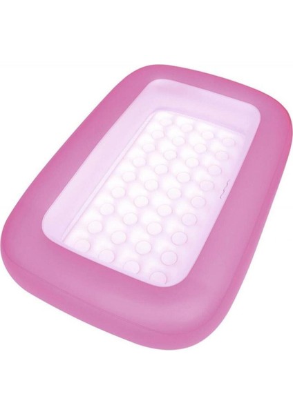 Şişme Tabanlı Dikdörtgen Havuz Pembe 1.65MX1.04MX25CM. fiyatları