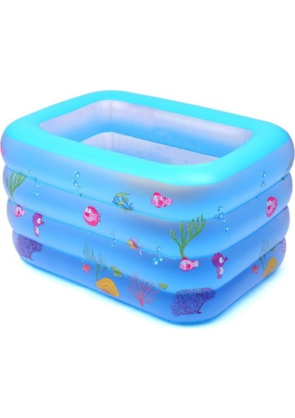 4 Boğumlu Dikdörtgen Derin Havuz 120X100X70 cm