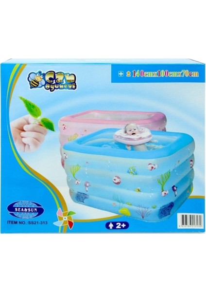 4 Boğumlu Dikdörtgen Derin Havuz 120X100X70 cm fiyatları