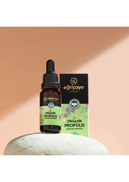 Organik Propolis 20 ml (Organik Alkol Bazlı)