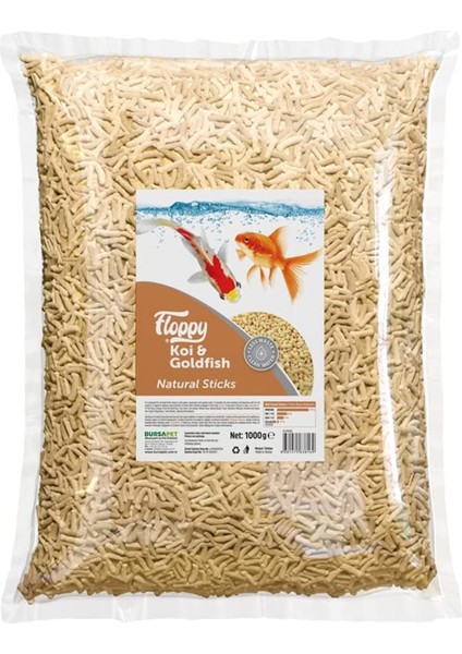 FLP035 Koi&goldfish Natural Sticks 1kg