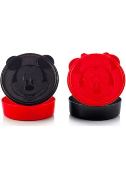 Minnie & Mickey Mouse 2'li Mama Saklama Seti (Çok Amaçli Tabak ve Saklama Kabi)