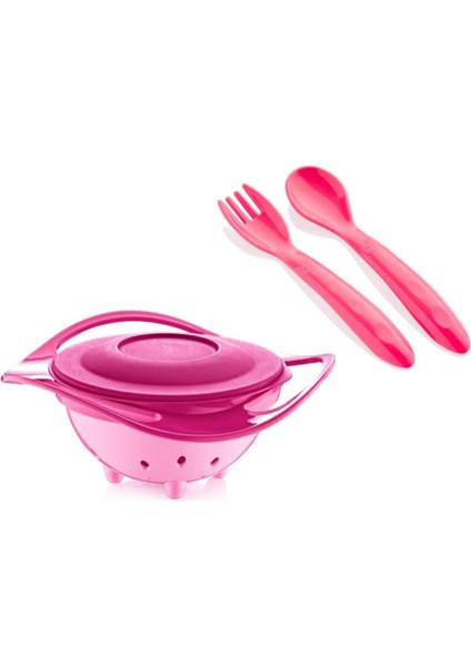 Babyjem Dökülmeyen Tabak & Mama Kaşık Çatal Takımı